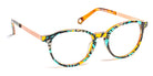 J.F. Rey® Chichi Kids JFR Chichi Kids 4590 45 - 4590 Flower Green/Demi Eyeglasses
