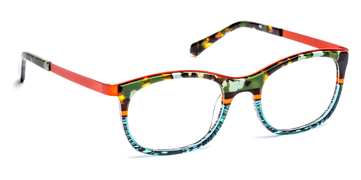 J.F. Rey® Churros JFR Churros 4560 48 - 4560 Demi Green/Orange Eyeglasses