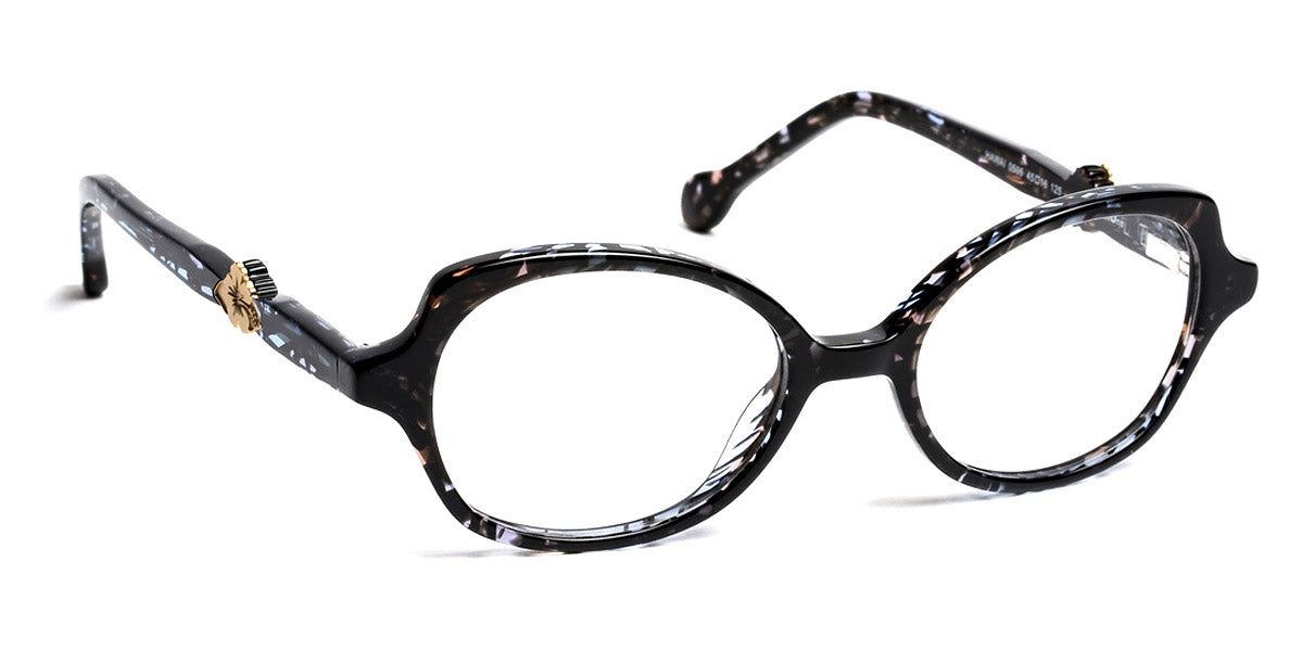 J.F. Rey® Hawai JFR Hawai 0505 45 - 0505 Black Lace Eyeglasses
