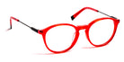 J.F. Rey® Like Kids JFR Like Kids 3000 47 - 3000 Red/Satin Black Eyeglasses