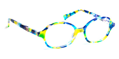 J.F. Rey® Lune JFR Lune 4050 44 - 4050 Flower Blue Green Eyeglasses