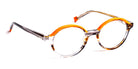 J.F. Rey® Mushroom JFR Mushroom 0560 44 - 0560 Stripes Brown/Orange Eyeglasses