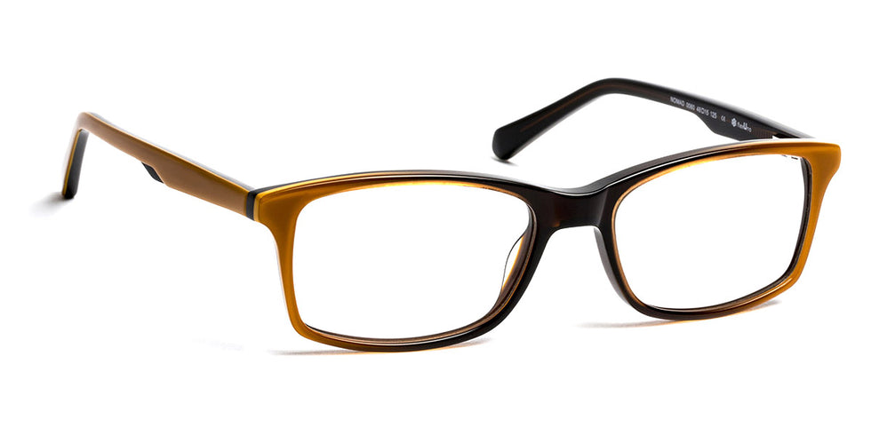 J.F. Rey® Nomad JFR Nomad 0060 48 - 0060 Black/Safran Eyeglasses