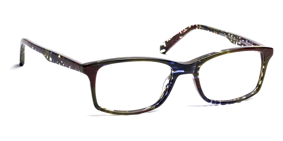 J.F. Rey® Nomad JFR Nomad 4535 48 - 4535 Jungle Green/Burgundy Eyeglasses