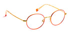 J.F. Rey® Rainbow JFR Rainbow 3050 46 - 3050 Red/Satin Gold Eyeglasses