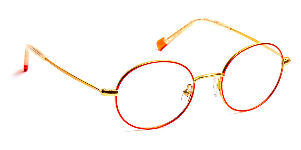 J.F. Rey® Rainbow JFR Rainbow 3050 46 - 3050 Red/Satin Gold Eyeglasses