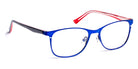 J.F. Rey® Road JFR Road 2010 50 - 2010 Blue/White/Red Eyeglasses