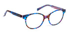 J.F. Rey® Rosalie JFR Rosalie 2035 47 - 2035 Flower Blue/Red Eyeglasses