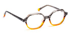 J.F. Rey® Splach JFR Splach 0060 46 - 0060 Black/Orange Eyeglasses