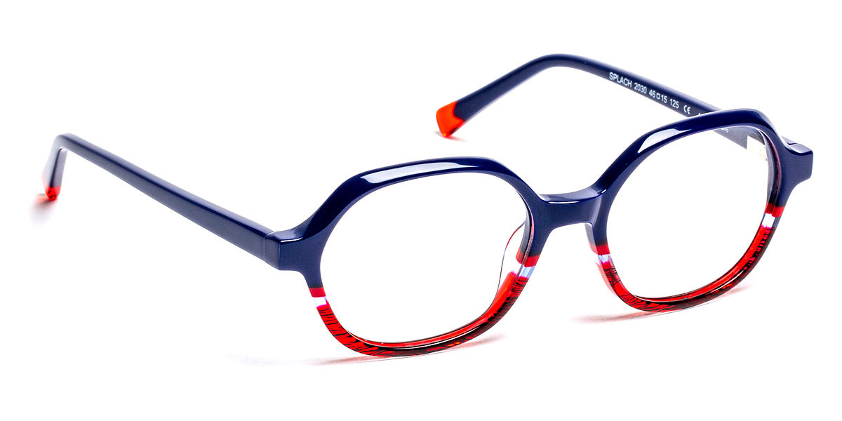 J.F. Rey® Splach JFR Splach 2030 46 - 2030 Blue/Burgundy Eyeglasses
