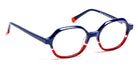 J.F. Rey® Splach JFR Splach 2030 46 - 2030 Blue/Burgundy Eyeglasses