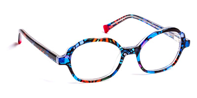 J.F. Rey® Tralala JFR Tralala 2575 43 - 2575 Flower Blue/Pink Eyeglasses