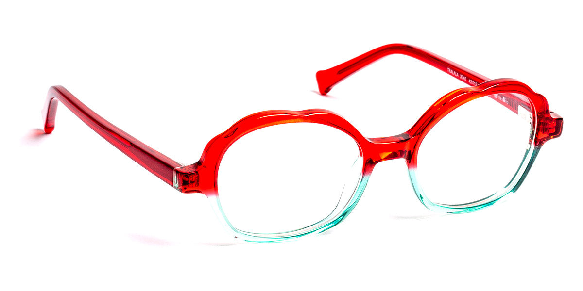 J.F. Rey® Tralala JFR Tralala 3040 43 - 3040 Red/Green Eyeglasses