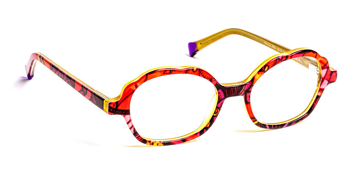 J.F. Rey® Tralala JFR Tralala 8750 43 - 8750 Flower Pink/Yellow Eyeglasses