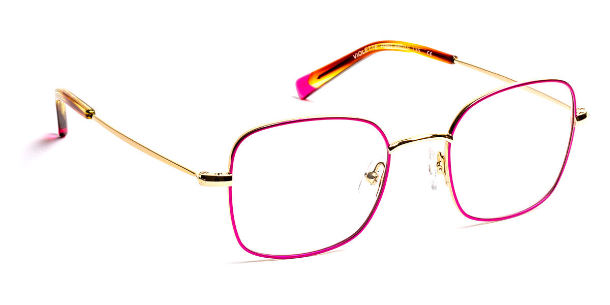 J.F. Rey® Violette JFR Violette 7050 46 - 7050 Purple/Shiny Gold Eyeglasses