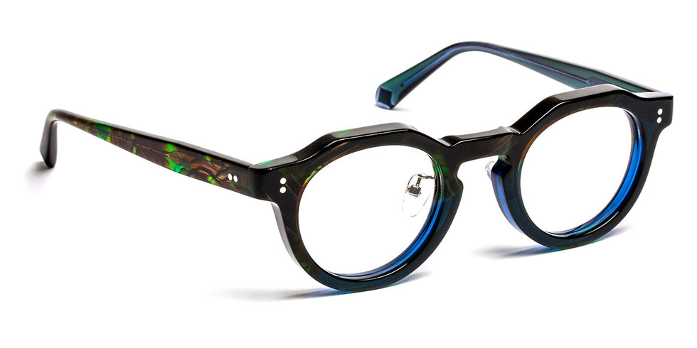 J.F. Rey® Lincoln JFR Lincoln 4940 45 - 4940 Green Asia/Green Transparent Eyeglasses