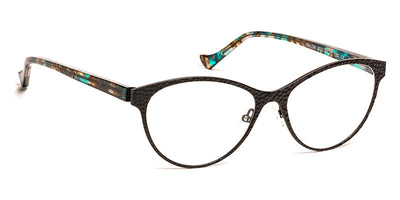 J.F. Rey® Halow JFR Halow 0020 54 - 0020 Black/Turquoise Demi Eyeglasses
