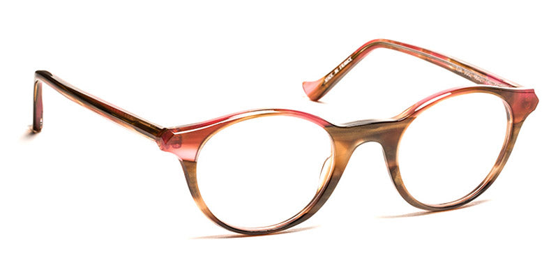 J.F. Rey® Isia JFR Isia 9082 46 - 9082 Brown Shell/Pink Daisy Eyeglasses
