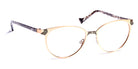 J.F. Rey® Jasmine JFR Jasmine 5500 52 - 5500 Pink Gold/Black Eyeglasses