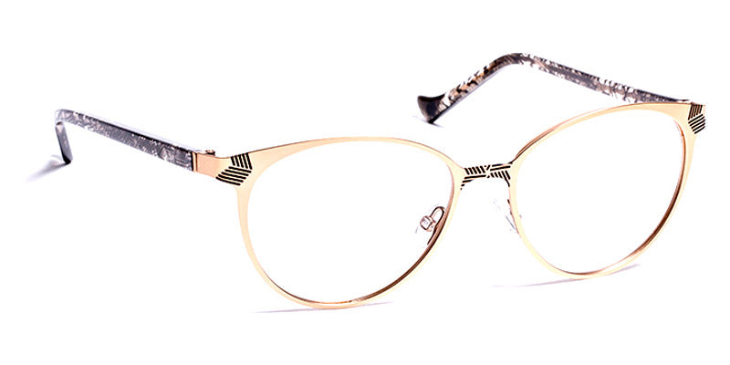 J.F. Rey® Jasmine JFR Jasmine 5500 52 - 5500 Pink Gold/Black Eyeglasses