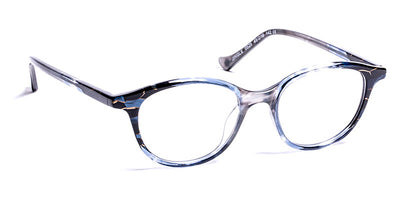 J.F. Rey® Jingle JFR Jingle 0525 49 - 0525 Gray Marble/Blue Spangles/Blue Demi Eyeglasses