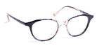 J.F. Rey® Jingle JFR Jingle 1305 49 - 1305 Beige Spangles/Black Filigrana/Black Eyeglasses