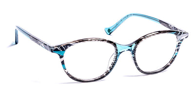J.F. Rey® Jingle JFR Jingle 2022 49 - 2022 Turquoise Crystal/Black Laces/Black Eyeglasses