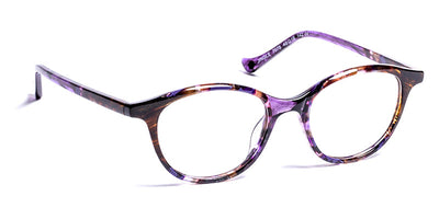 J.F. Rey® Jingle JFR Jingle 7075 49 - 7075 Purple Marble/Purple Demi/Brown Spangles Eyeglasses