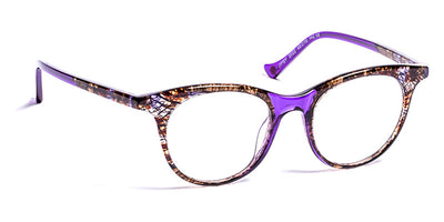 J.F. Rey® Jipsy JFR Jipsy 2022 48 - 2022 Purple/Brown Laces/Pink Demi Eyeglasses