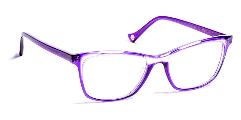 J.F. Rey® Joe JFR Joe 7013 51 - 7013 Purple/White Spangles Eyeglasses