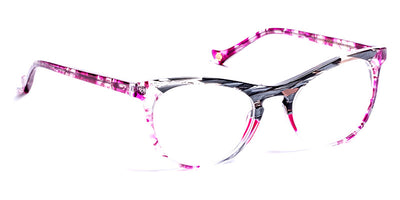 J.F. Rey® Jolie JFR Jolie 0080 51 - 0080 Black Shell/Pink Goldleaf/Pink Eyeglasses