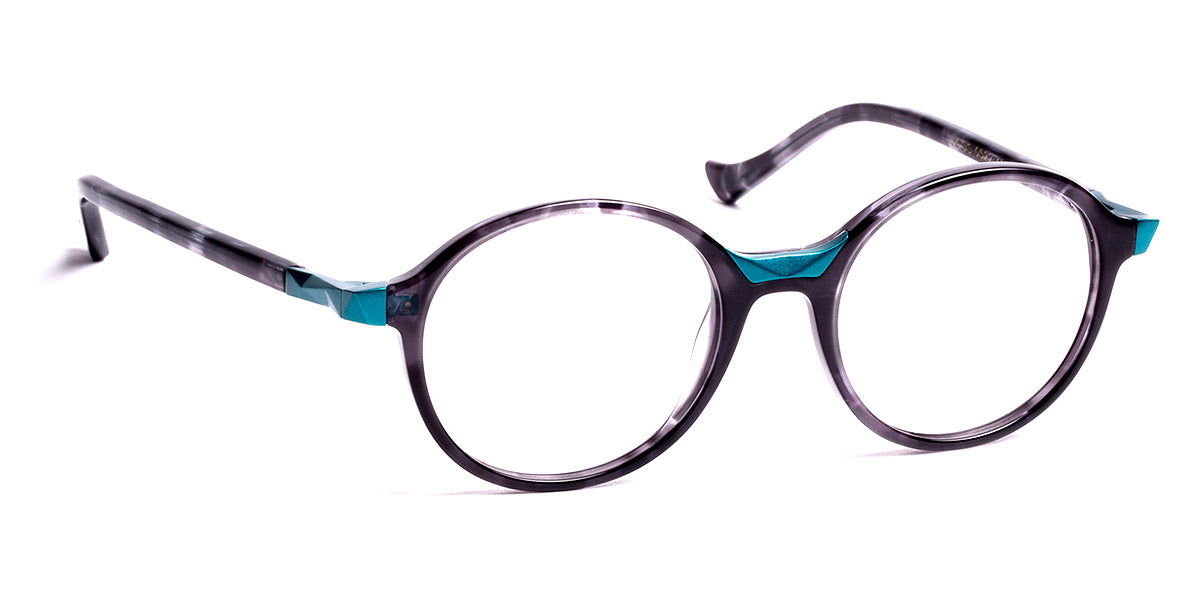 J.F. Rey® Joss JFR Joss 0522 48 - 0522 Black Seashell/Blue Duck Eyeglasses