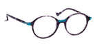 J.F. Rey® Joss JFR Joss 0522 48 - 0522 Black Seashell/Blue Duck Eyeglasses