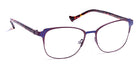 J.F. Rey® Joyeuse JFR Joyeuse 7022 51 - 7022 Dark Plum/Electric Blue Eyeglasses