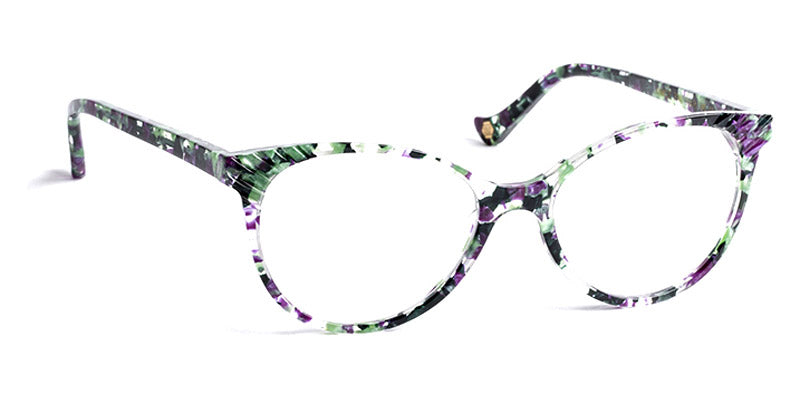 J.F. Rey® Kamille JFR Kamille 7040 50 - 7040 Purple Green Black Flakes Eyeglasses