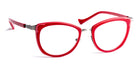 J.F. Rey® Kwai JFR Kwai 3005 51 - 3005 Red/Shiny Ruthenium Eyeglasses