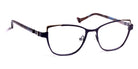 J.F. Rey® Lady JFR Lady 2255 51 - 2255 Blue/Shiny Gold Eyeglasses