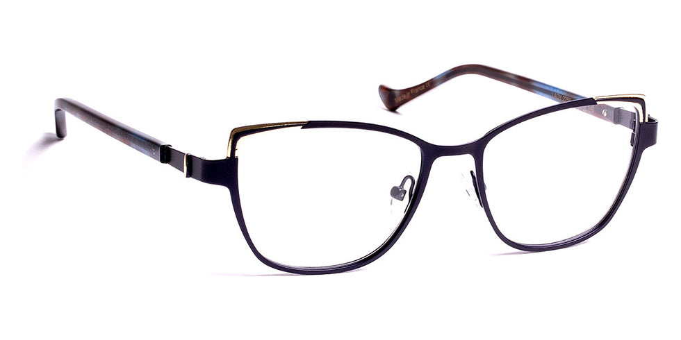 J.F. Rey® Lady JFR Lady 2255 51 - 2255 Blue/Shiny Gold Eyeglasses