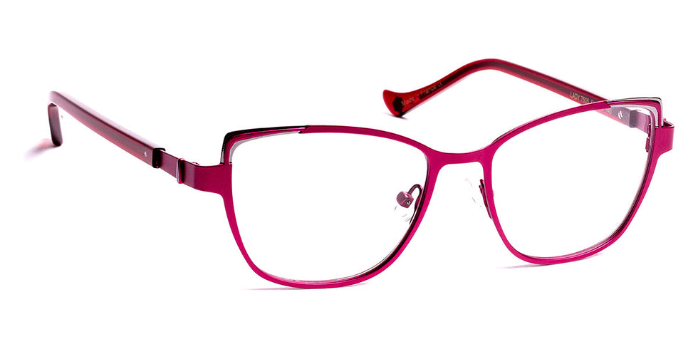 J.F. Rey® Lady JFR Lady 7505 51 - 7505 Magenta/Shiny Ruthenium Eyeglasses