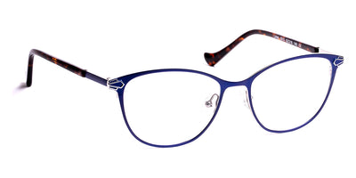J.F. Rey® Lana JFR Lana 2513 52 - 2513 Navy/Shiny Silver Eyeglasses