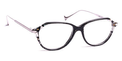J.F. Rey® Lara JFR Lara 0025 51 - 0025 Black Devil/Blue/Light Brown Graphic Eyeglasses