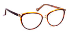 J.F. Rey® Lea JFR Lea 9955 52 - 9955 Demi/Amber Eyeglasses
