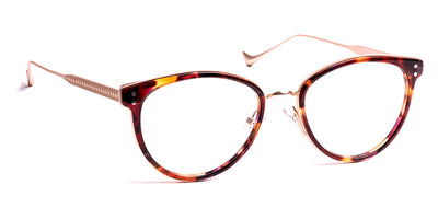 J.F. Rey® Like JFR Like 3555 51 - 3555 Red Demi/Gold Temple Eyeglasses
