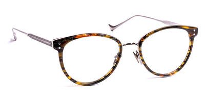 J.F. Rey® Like JFR Like 4505 51 - 4505 Khaki Demi/Gunmetal Temple Eyeglasses