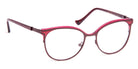 J.F. Rey® Lime JFR Lime 9030 51 - 9030 Brown/Red Marble Eyeglasses