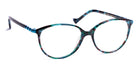 J.F. Rey® Live JFR Live 2575 52 - 2575 Plum Turquoise Laces/Turquoise Eyeglasses