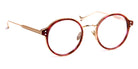 J.F. Rey® Look JFR Look 7505 46 - 7505 Plum Sparkling Demi/Gold Temple Eyeglasses
