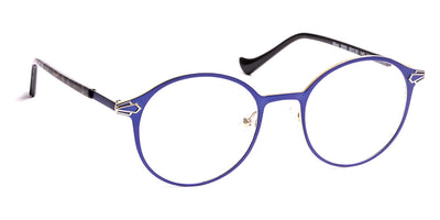 J.F. Rey® Mina JFR Mina 2550 50 - 2550 Blue/Shiny Gold Eyeglasses
