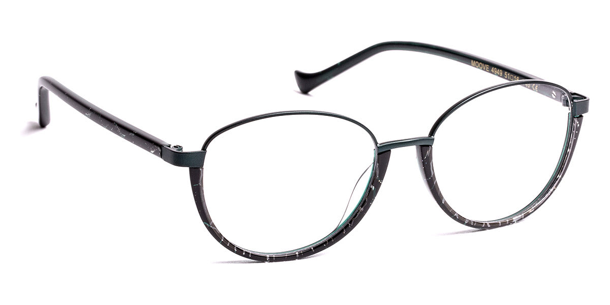 J.F. Rey® Moove JFR Moove 4949 51 - 4949 Nice Black/Dark Green Eyeglasses