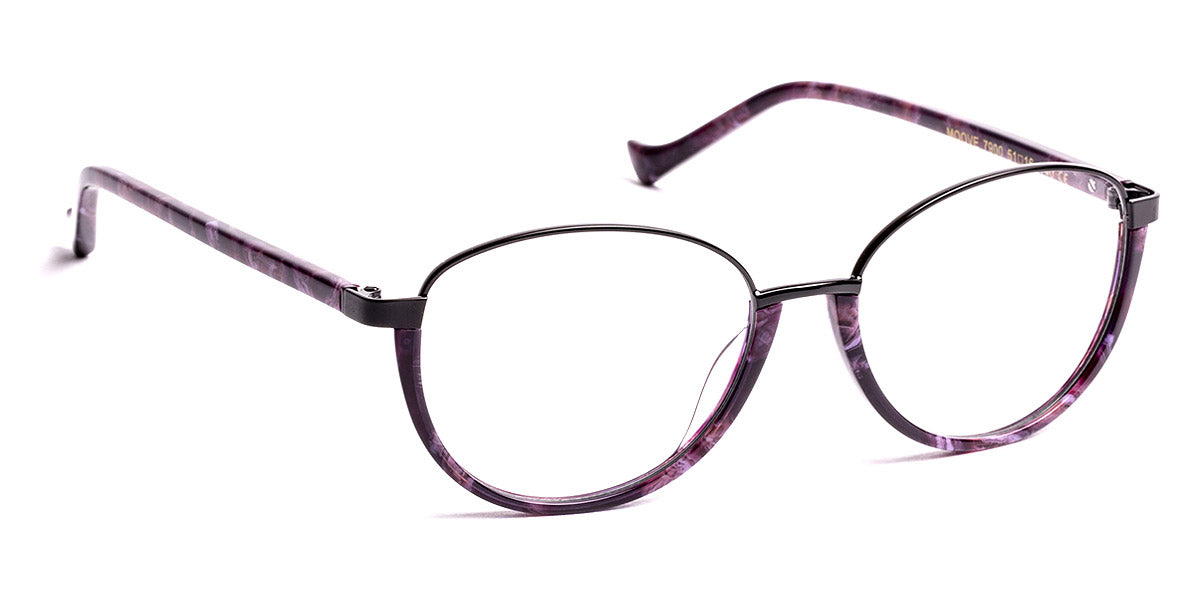 J.F. Rey® Moove JFR Moove 7900 51 - 7900 Purple/Shiny Black Eyeglasses